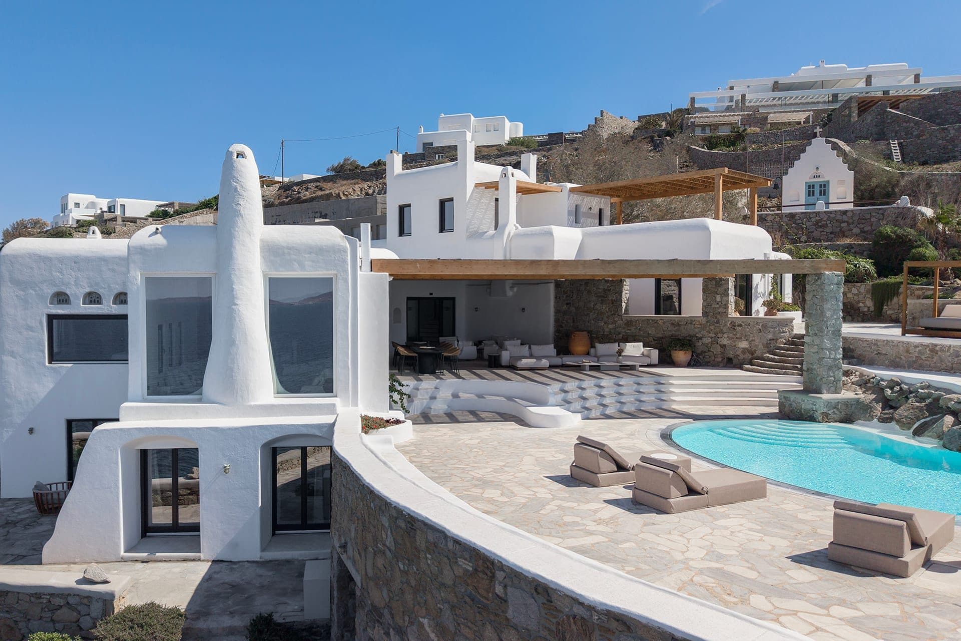 Sea Bliss Pool Sunset Villa- Eight Bedrooms, Mykonos – photo 8 of 109