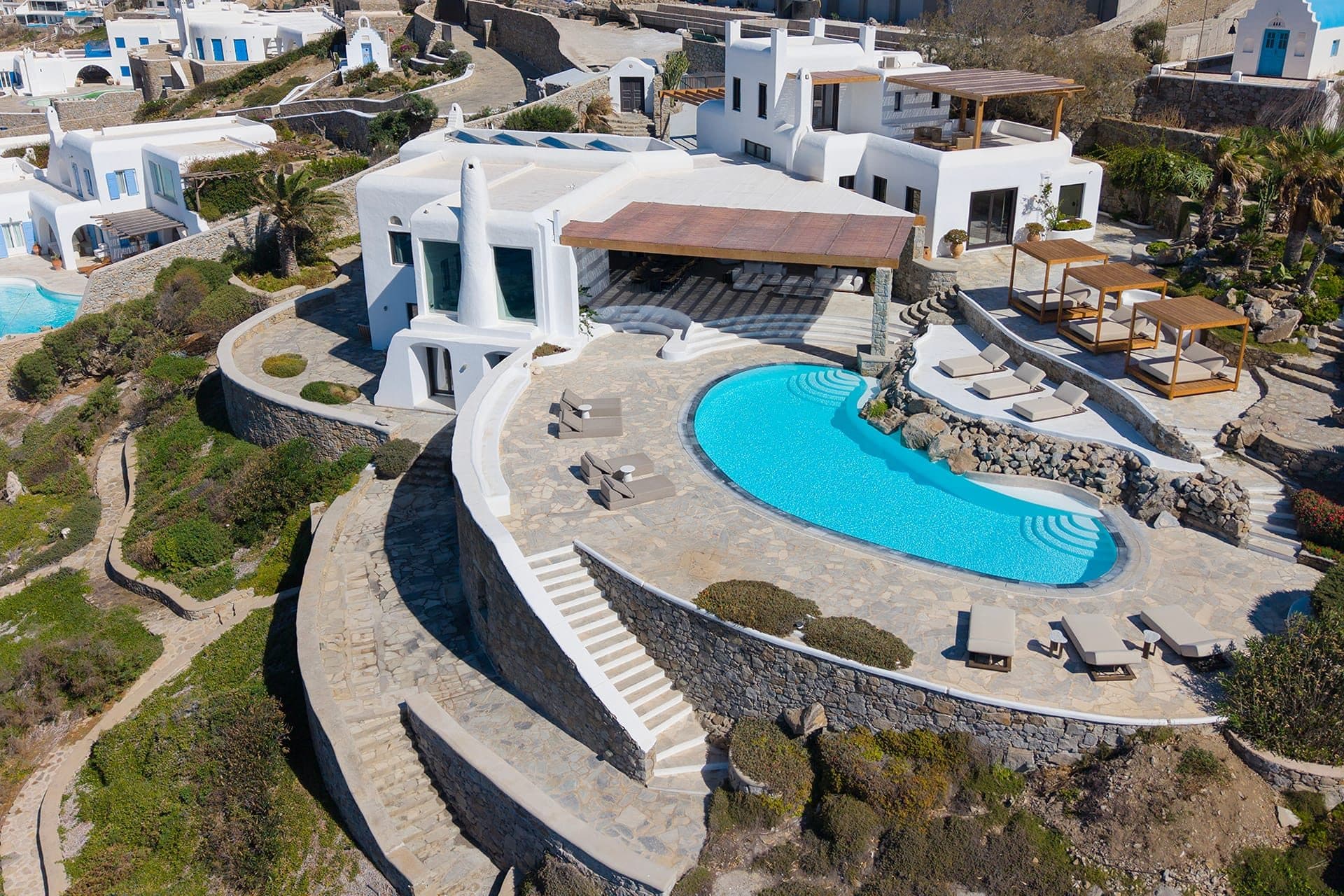 Sea Bliss Pool Sunset Villa- Eight Bedrooms, Mykonos – photo 12 of 109