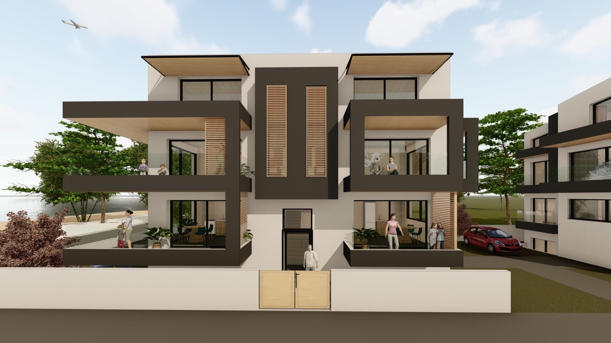 One-Bedroom Seafront Apartment for Sale in Neoi Epivates, Thessaloniki