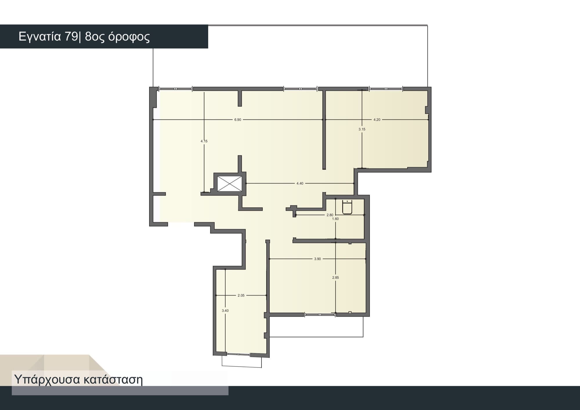 100 m² Three-Bedroom Penthouse for Sale in Central Thessaloniki, Thessaloniki – photo 25 of 27
