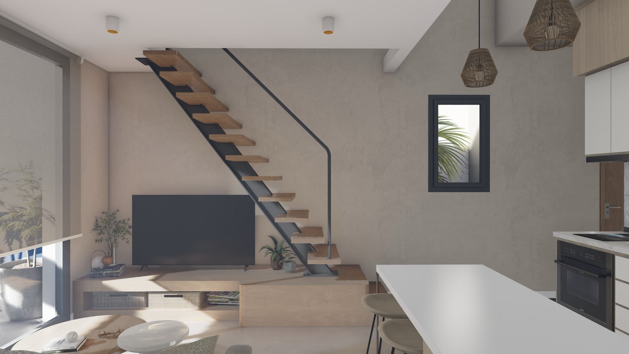 56 m² One-Bedroom Loft Apartment for Sale in Kallithea, Halkidiki, Kallithea – photo 6 of 11