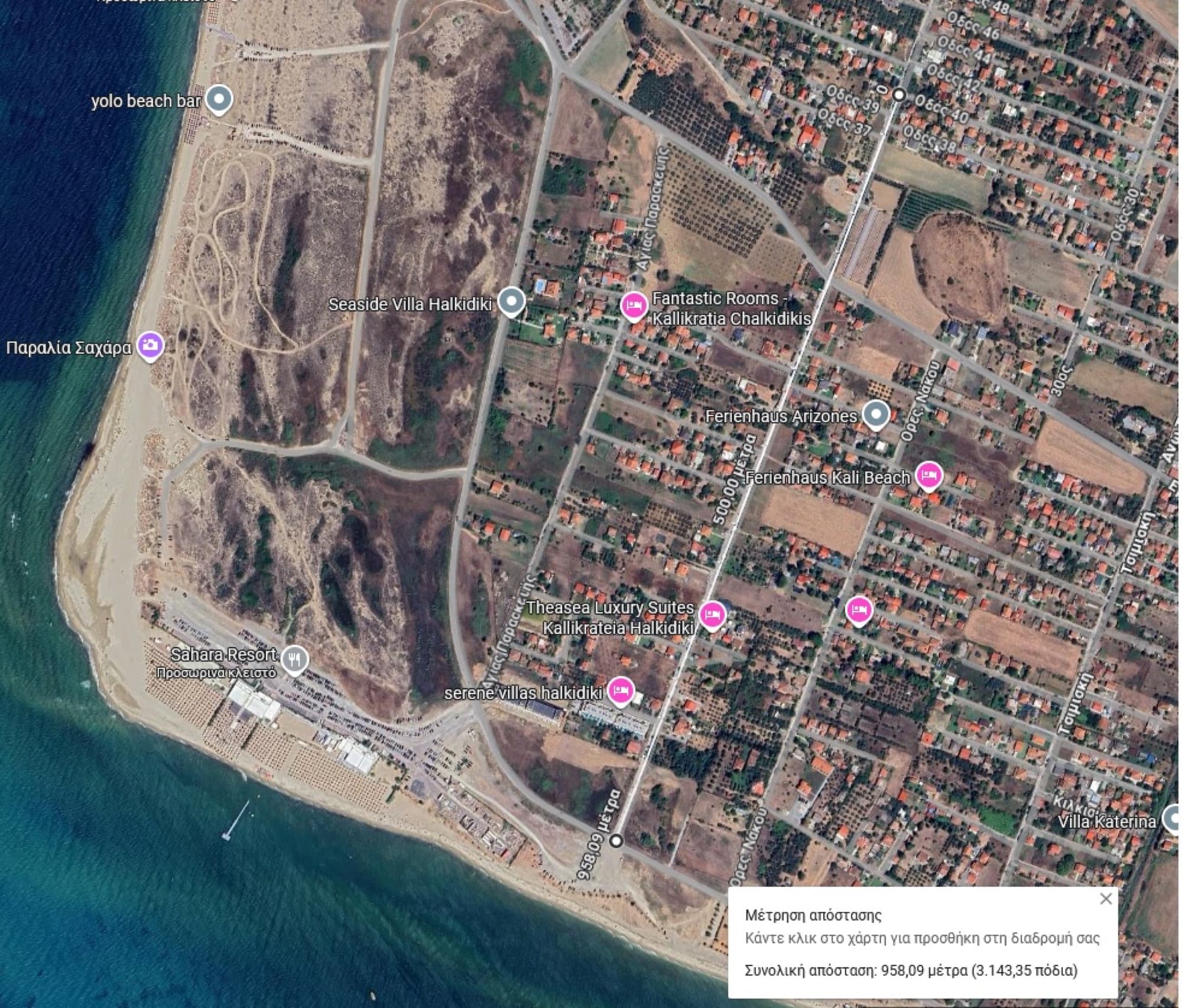 480 m² Residential Building Plot for Sale in Kallikrateia, Halkidiki, Nea Irakleia – photo 4 of 17