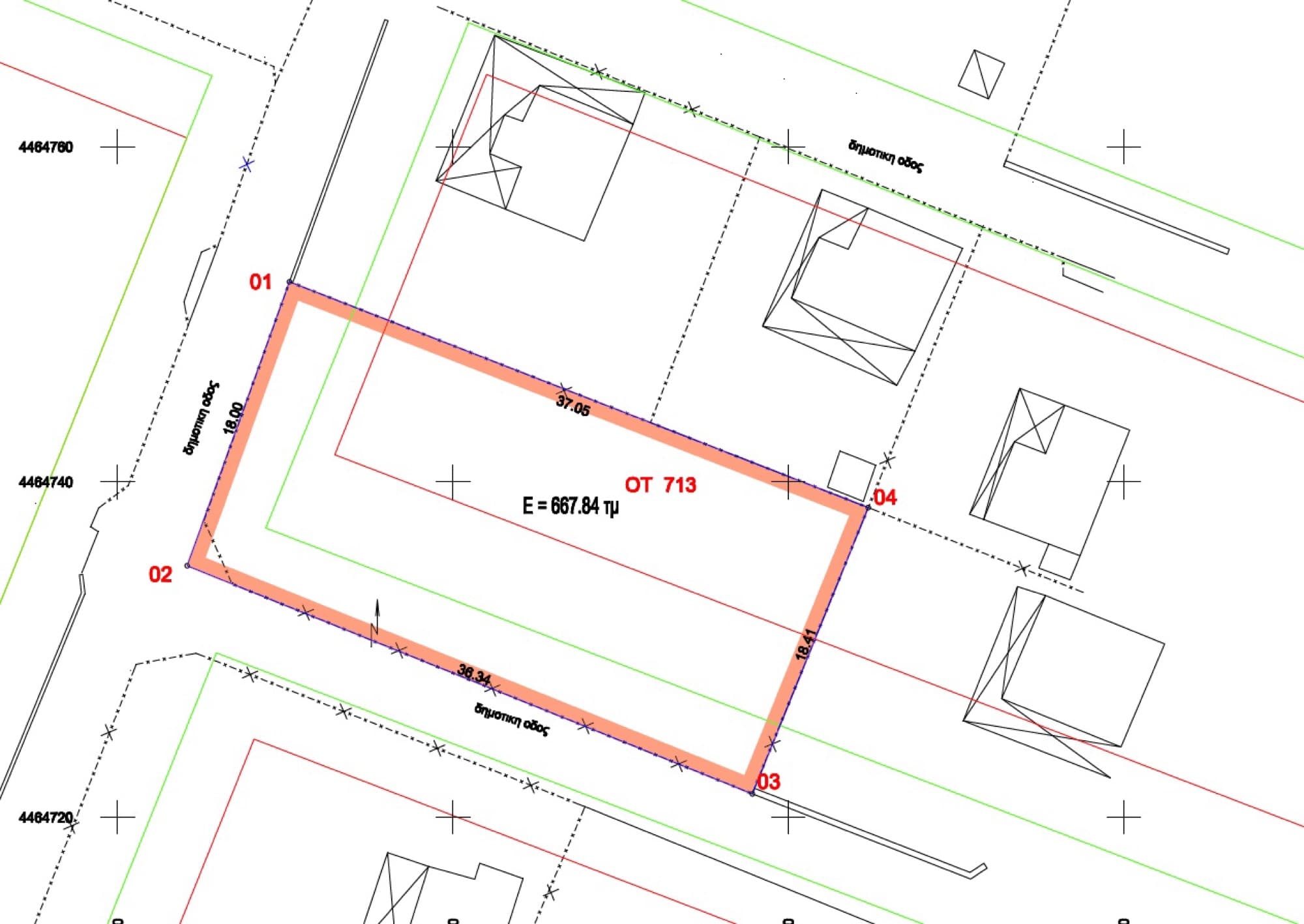 480 m² Residential Building Plot for Sale in Kallikrateia, Halkidiki, Nea Irakleia – photo 2 of 17
