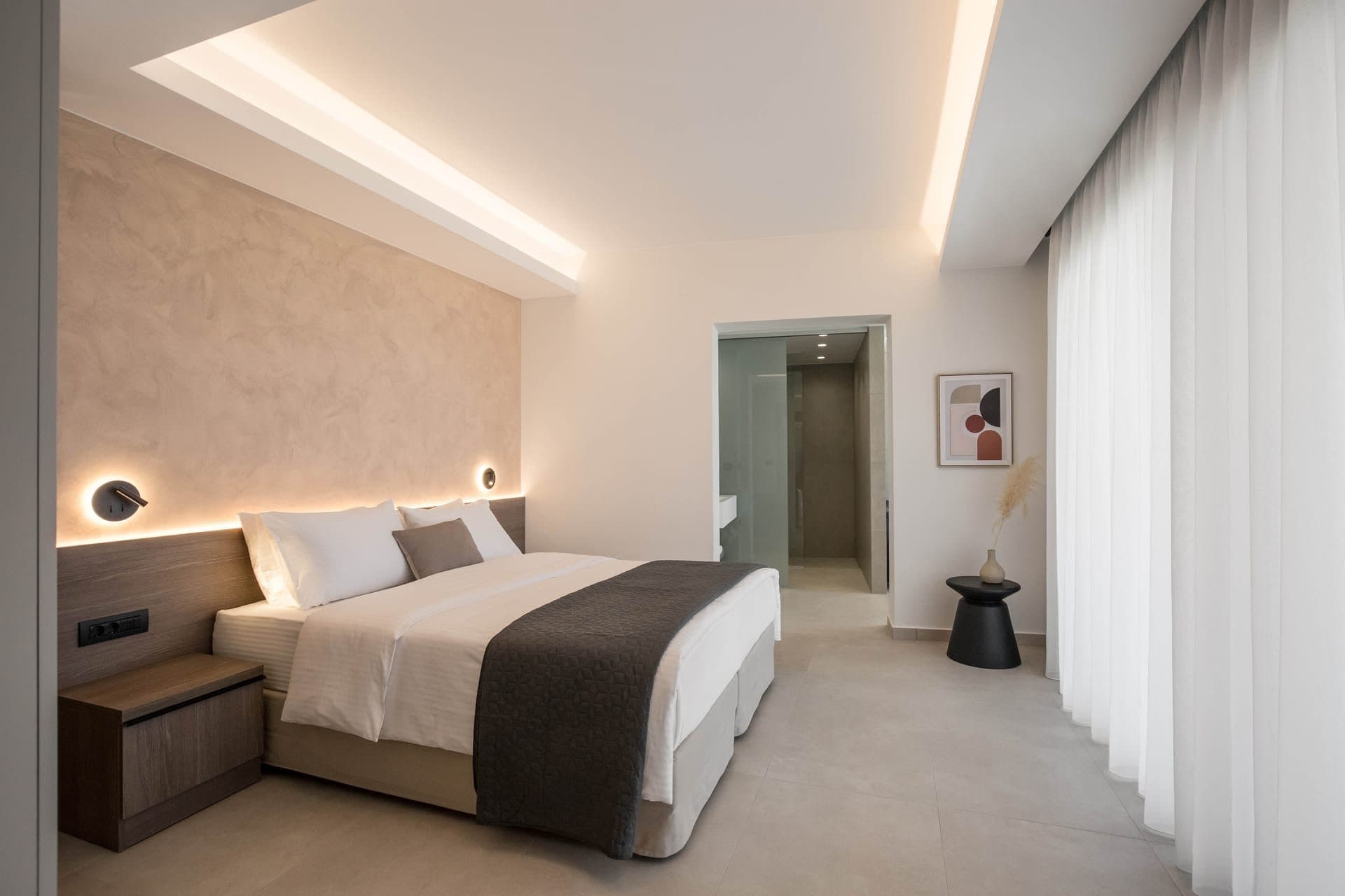 Master Suite with Indoor Jetted Tub and Panoramic View, Chania – photo 3 of 18