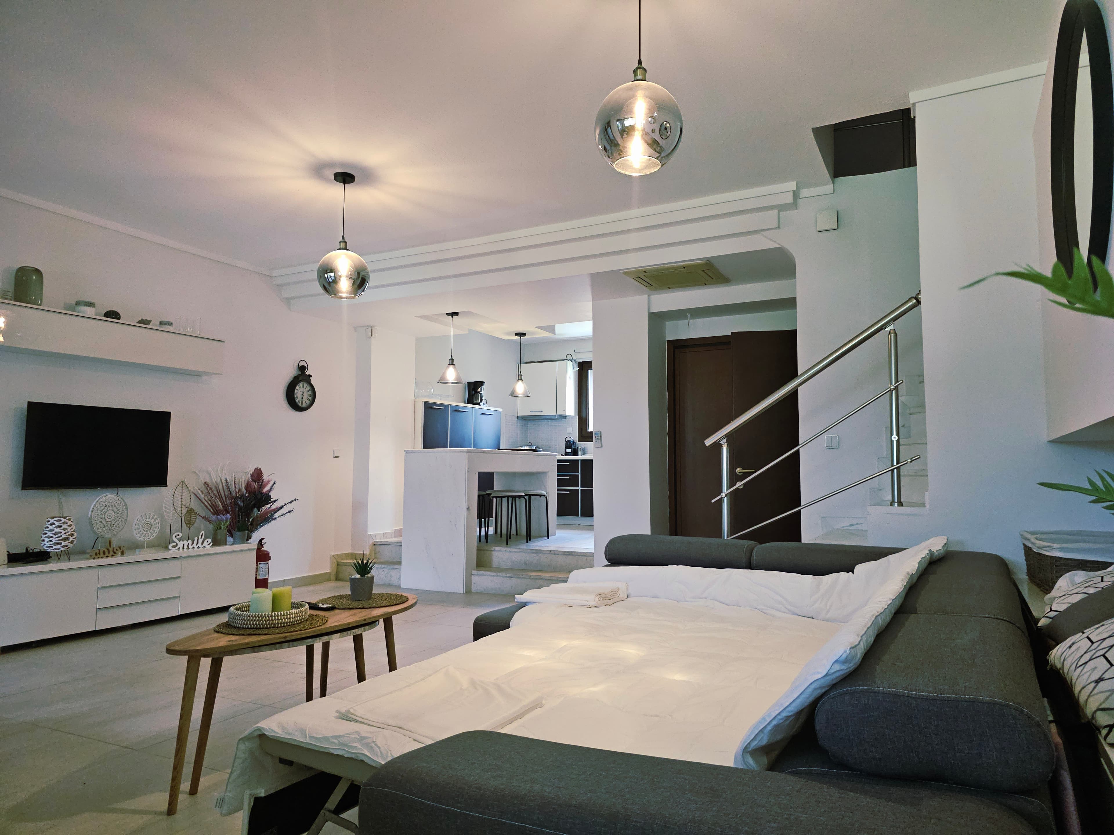 3 Bedroom Villa with Shared Pool, Garden and Private Parking near the Beach, Pefkohori – photo 39 of 68