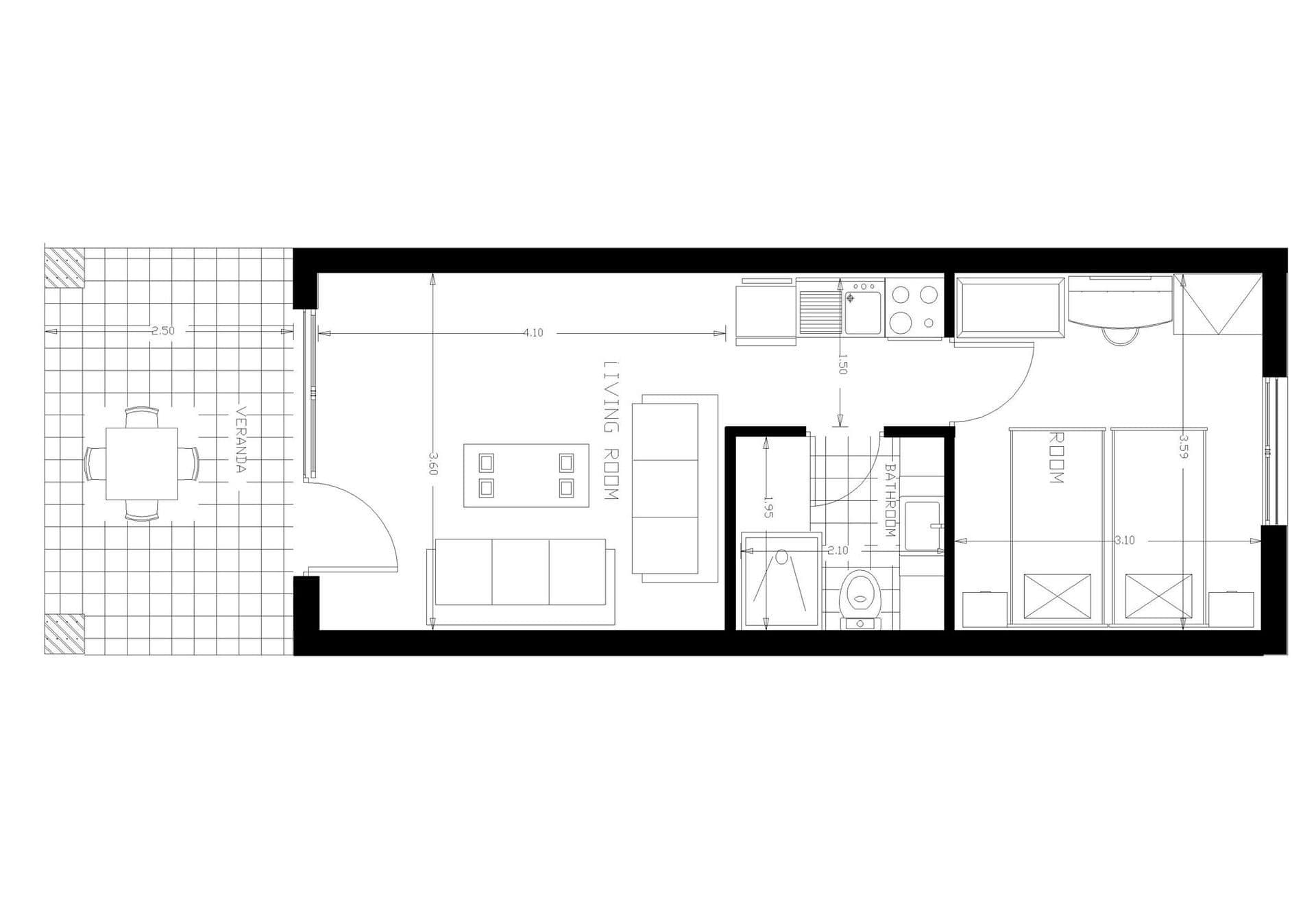1-Bedroom Suite Garden View, Kassandreia – photo 6 of 7