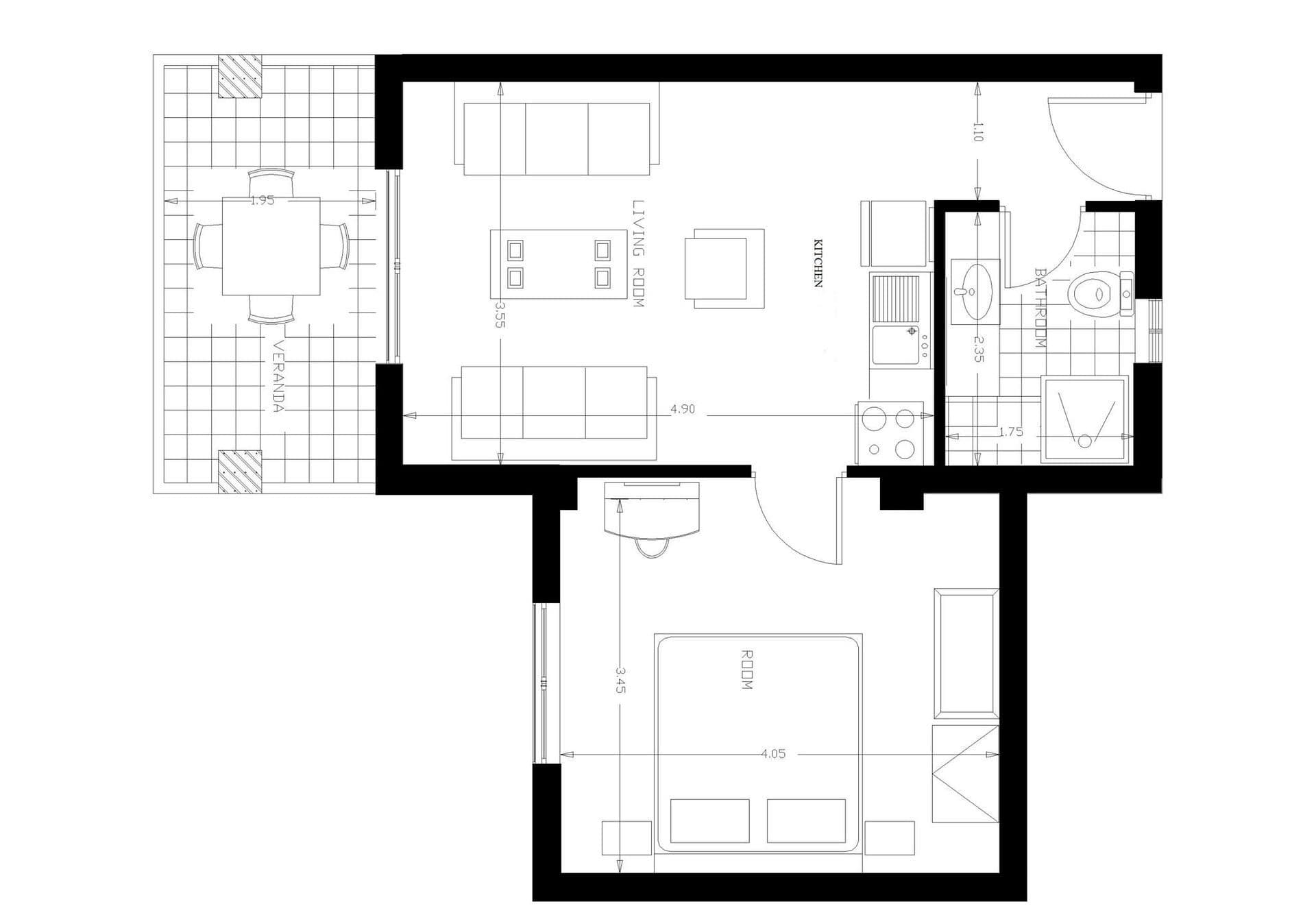 1-Bedroom Sea View Suite, Kassandreia – photo 8 of 8