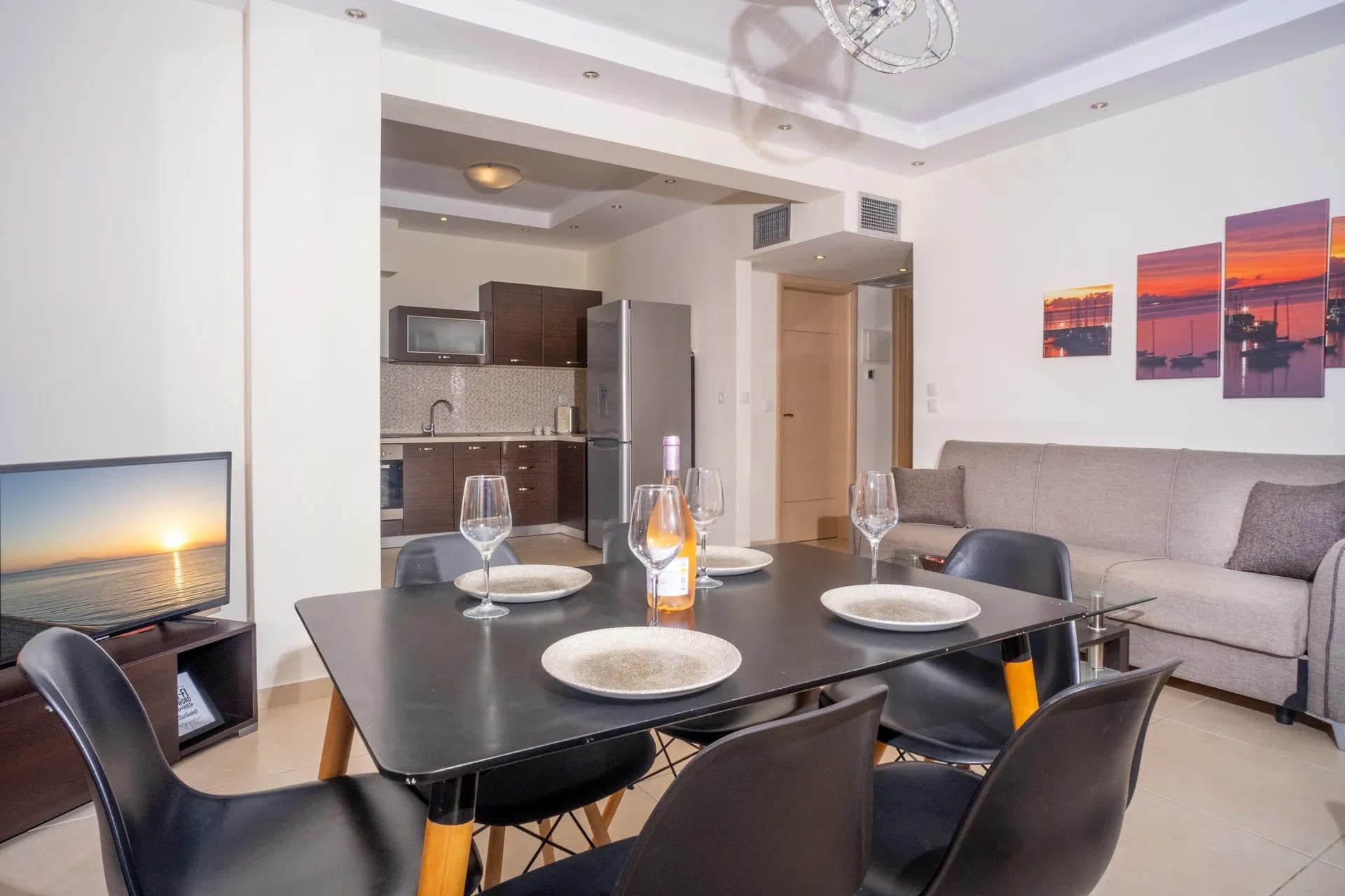 Family Suite 2-Bedroom Sea View Ground Floor, Kassandreia – photo 6 of 7