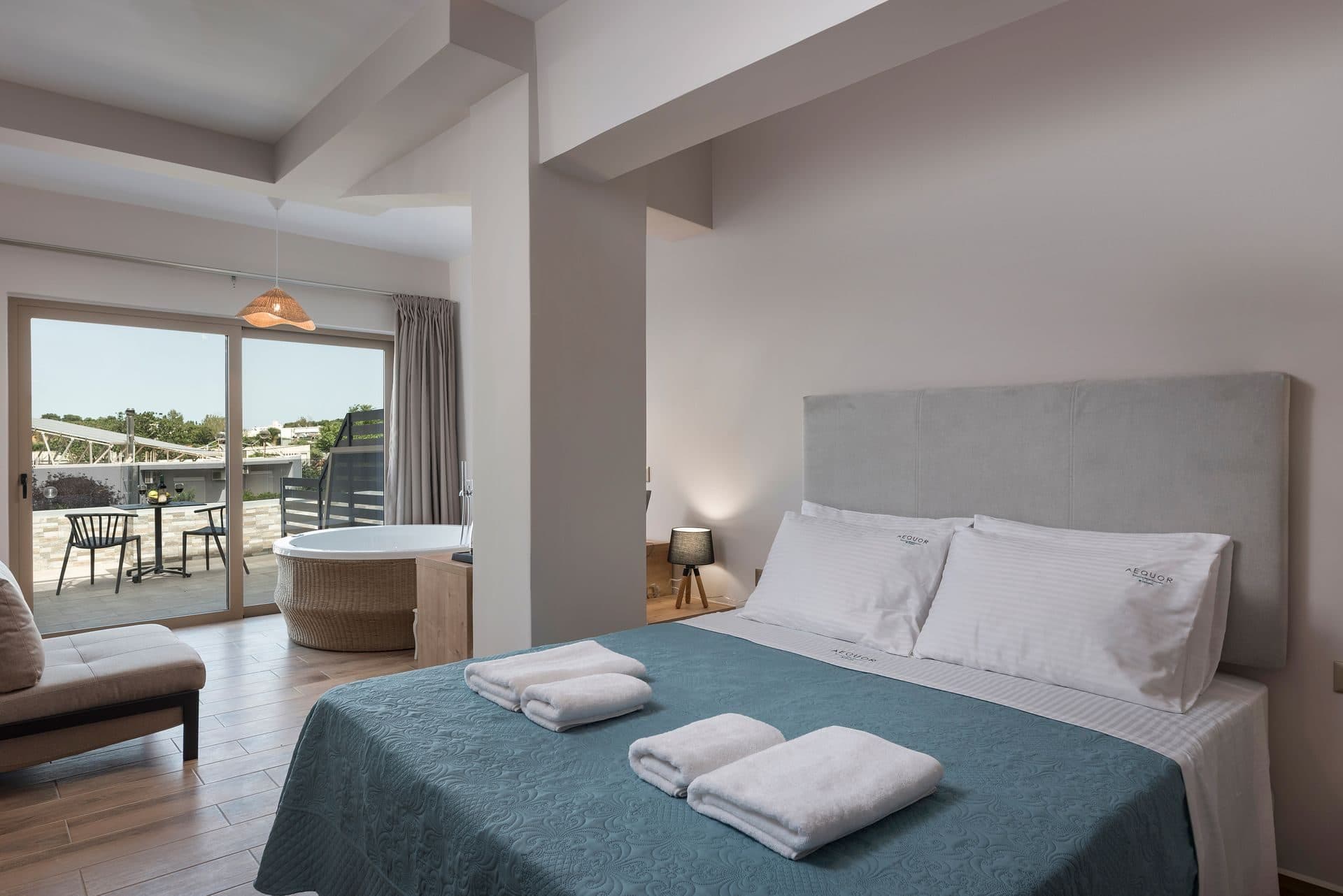 Luxury Room with Jacuzzi - Shared Kitchen - Sea View, Daratsos – photo 3 of 49