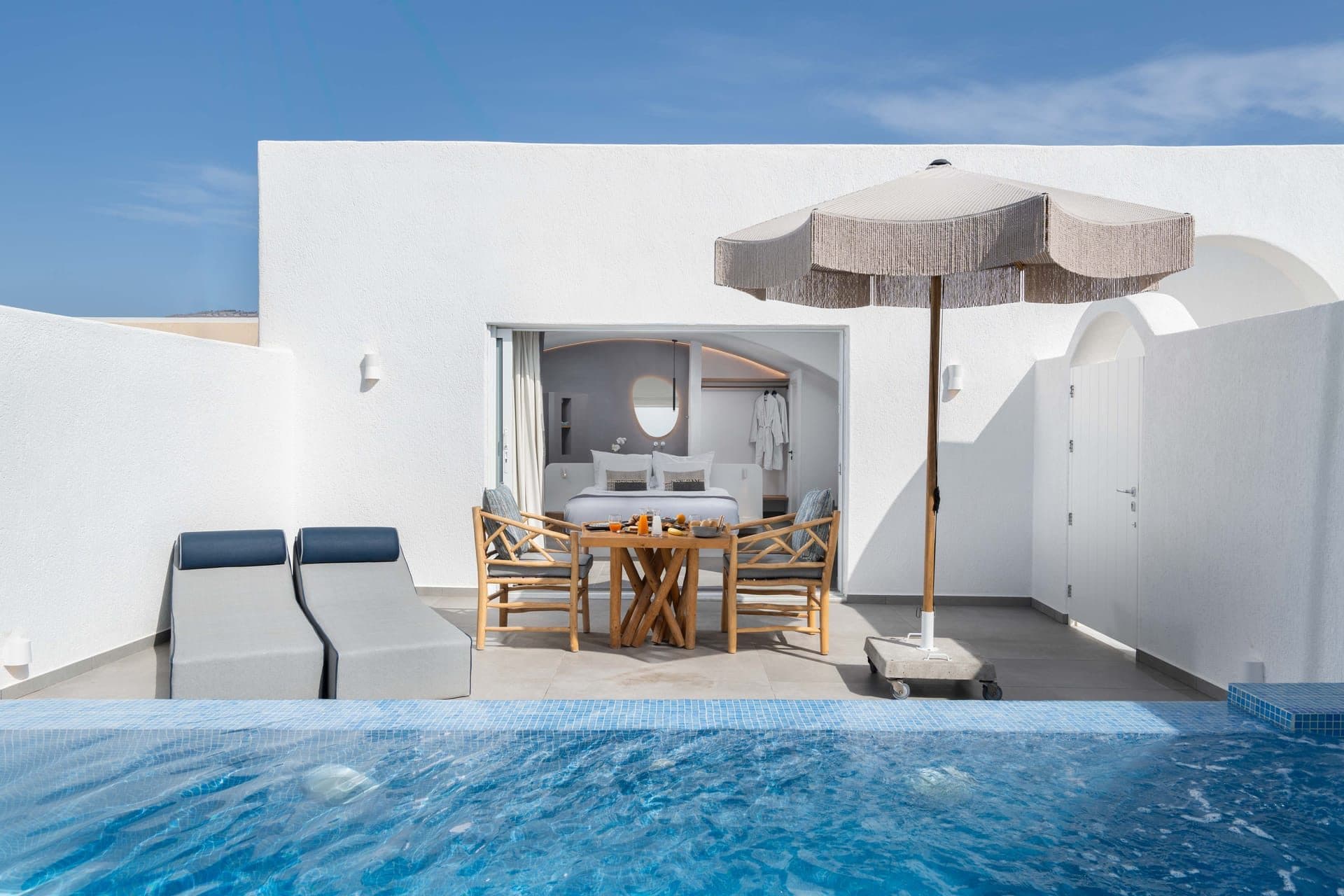 King suite with private jetted swimming pool, Exomitis – photo 12 of 23