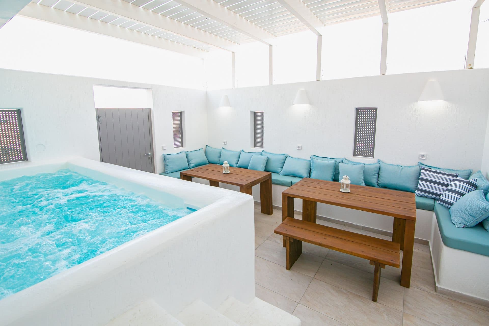 Executive Duplex Three Bedroom Villa with two hot tubs and beach front, Exomitis – photo 47 of 50