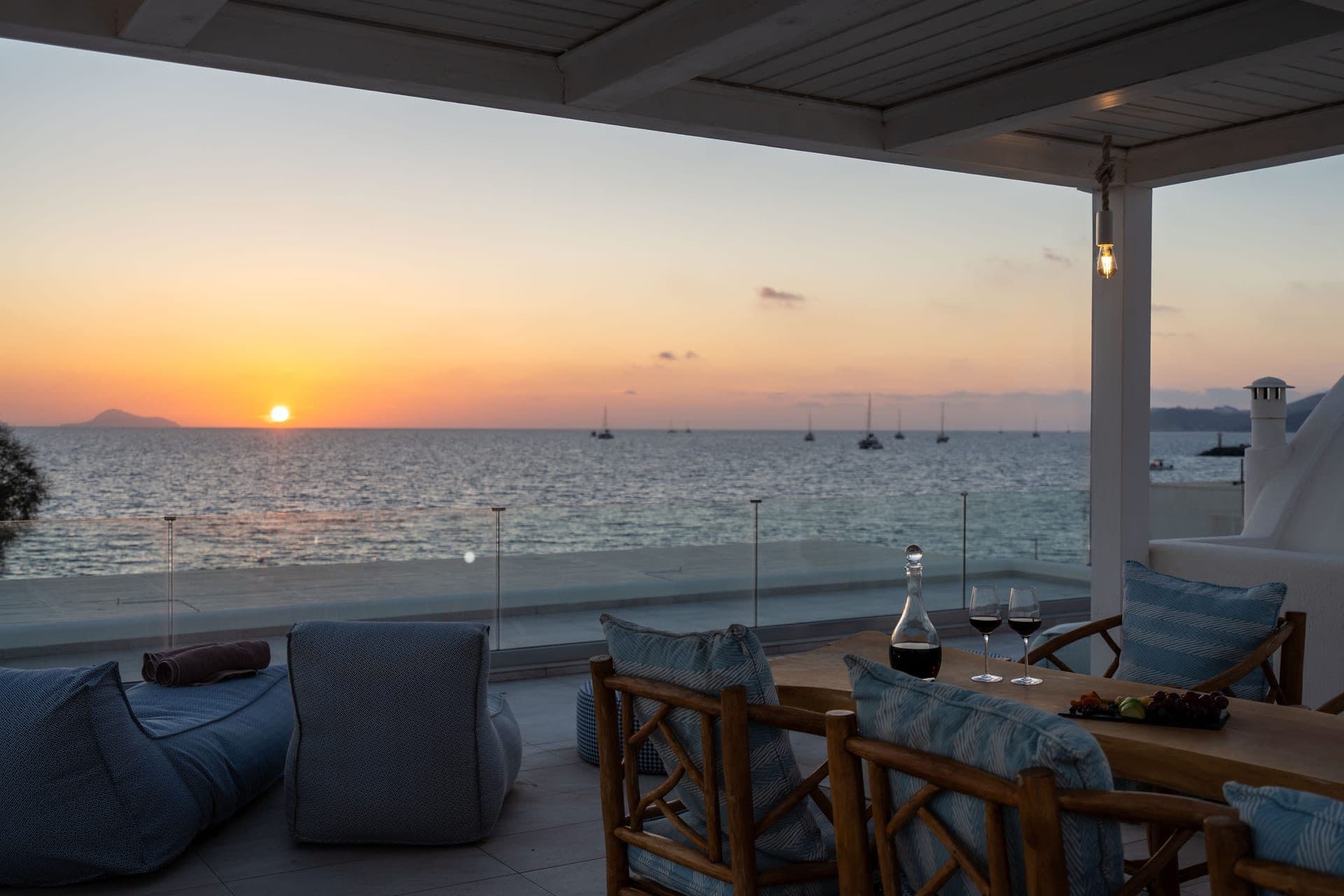 Executive Duplex Three Bedroom Villa with two hot tubs and beach front, Exomitis – photo 29 of 50