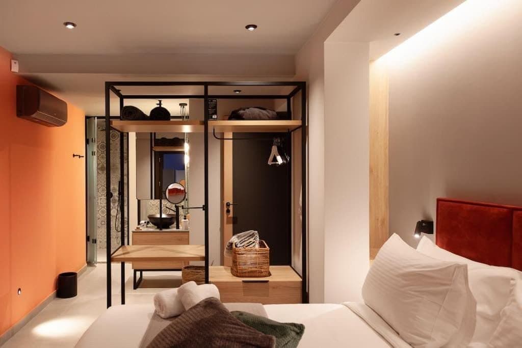 Orama Luxury Suite with private pool, Piskopiano – photo 26 of 48