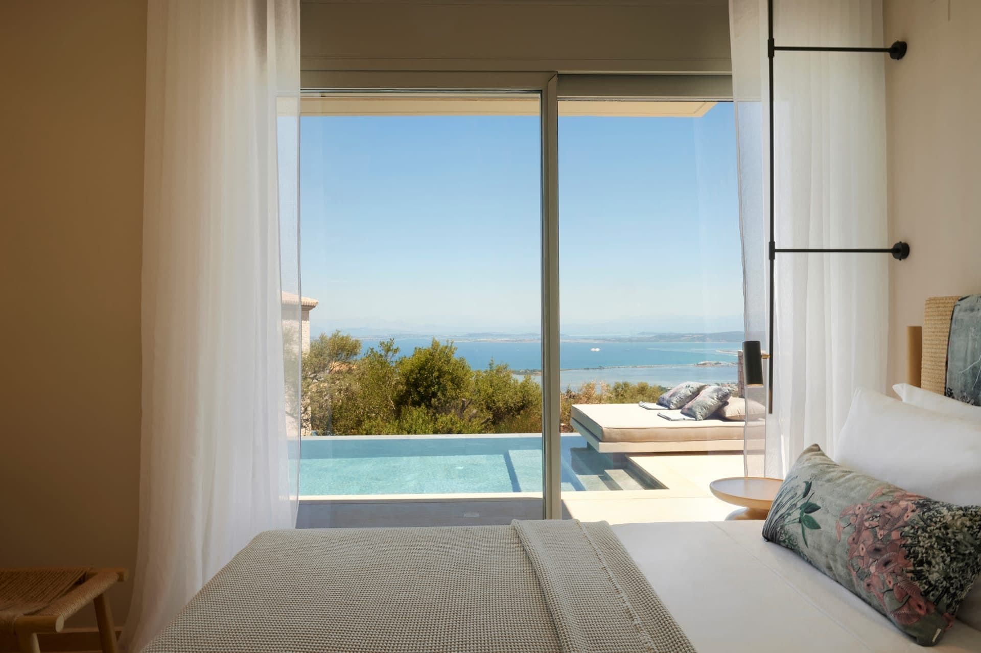 Two-bedroom, two-bathroom villa with private heated pool and panoramic sea views, Lefkada – photo 17 of 21