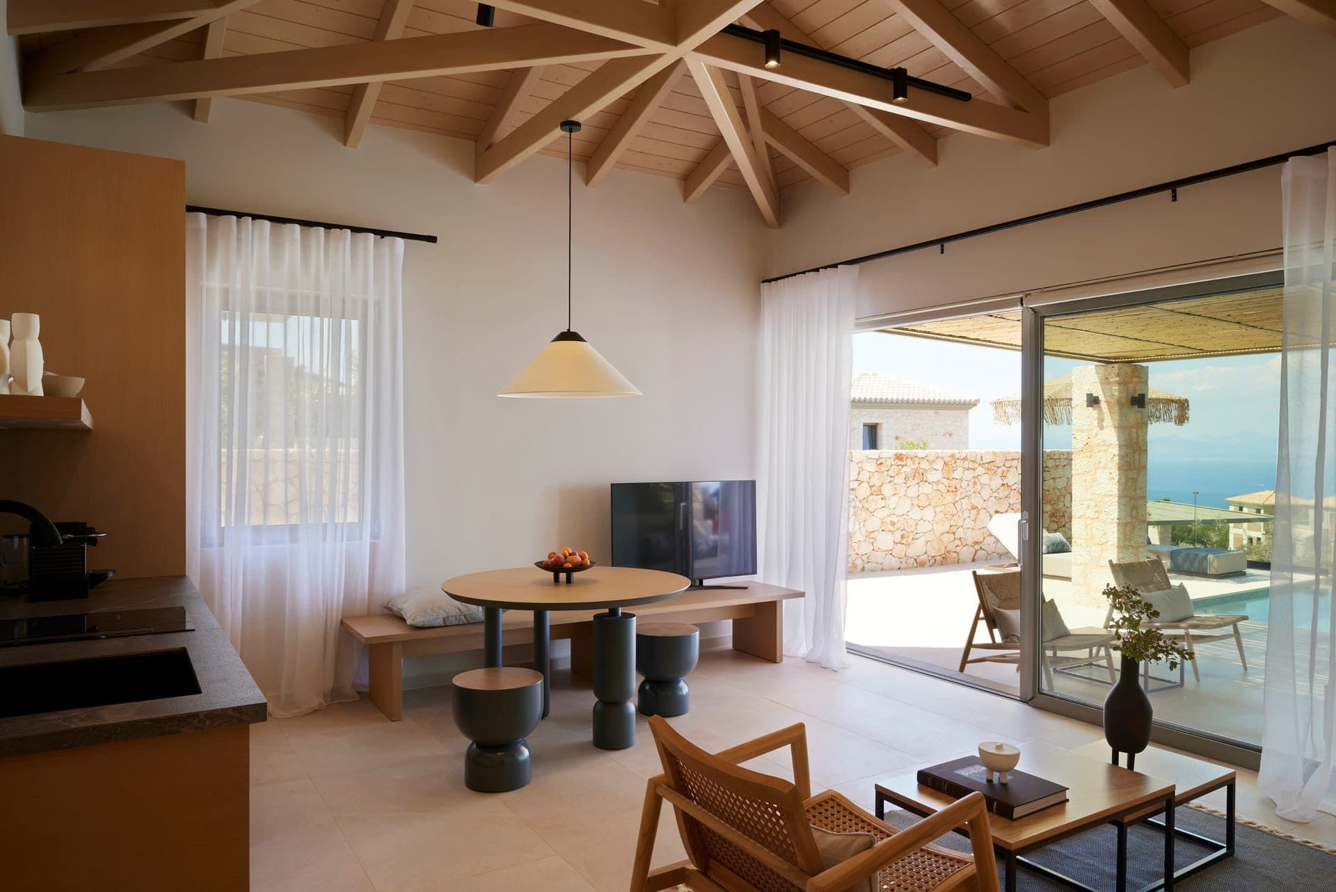 Premium two-bedroom, two-bathroom villa with private heated pool and panoramic sea views., Lefkada – photo 16 of 26