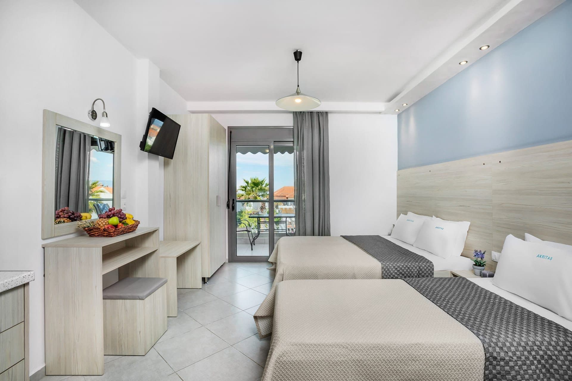 Triple Room Pool View, Pefkochori – photo 14 of 16